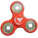 fidget work Tri Fidget Hand Spinner, Ultra Fast Bearings, Finger Toy, Great Gift, Red