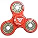 fidget work Tri Fidget Hand Spinner, Ultra Fast Bearings, Finger Toy, Great Gift, Red