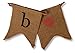 Sterling James Co. Baby Girl Burlap Banner - Baby Shower Decorations for Girl - Gender Reveal Party