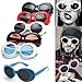 Beautyfine Sunglasses Retro Vintage Clout Goggles Unisex Rapper Oval Shades Grunge Glasses