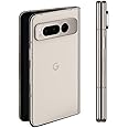 Google Pixel Fold - Unlocked Android 5G Smartphone with Telephoto Lens and Ultrawide Lens - Foldable Display - 24-Hour Battery - Porcelain - 256 GB (Renewed) (Porcelain)