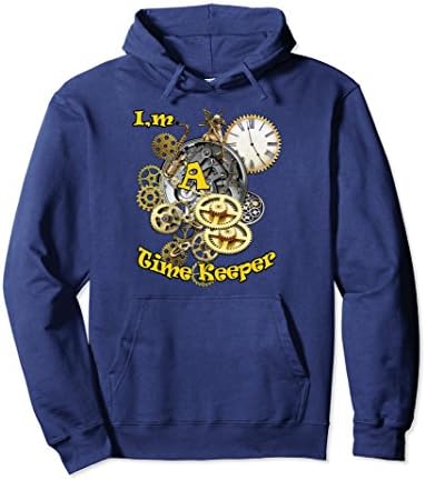 Unisex Steampunk Art Time Keepers Large Navy