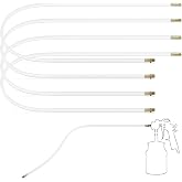 Kittmip 4 Pcs 20.87'' Undercoating Spray Can Nozzle Extension for Spray Gun | 8 mm Spray Can Nozzle, for Undercoating Spray Gun, Flexible PVC Hose, Undercoating Spray Paint Nozzles, Vehicles Cars Trucks