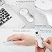 2.4GHz Mini Wireless Mouse Silent Click Compact Soundless Optical Mice with Nano USB Receiver for Laptop PC and Mac (Space Silver)