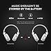 Bluedio T2s Bluetooth Headphones On Ear with Mic, 57mm Driver Rotary Folding Wireless Headset, Wired and Wireless Headphones for Cell Phone/TV/PC, 40 Hours Play Time (White)