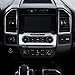 Voodonala for Ford F150 2015-2020 Chrome Central Control Volume Panel Decorative Trim for Ford F150 2015-2020(Chrome,ABS)