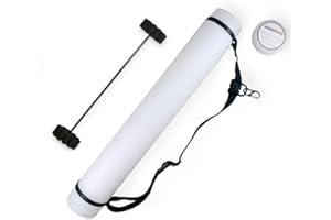 BOWSOUL Arrow Tube Case Adjustable and Extendable Archery Arrow Holder Archery Quivers for Hunting, Target Shooting-Protective EVA Foam Arrow Insert Included