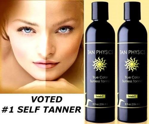 Lot Of 2 Tan Physics True Color Sunless Self Tanner Tanning Lotion