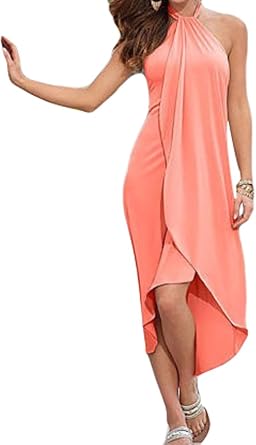 backless wrap dress