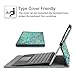 Fintie New Surface Pro 2017/Surface Pro 4 Case, Multi-Angle Viewing Portfolio Business Cover for Microsoft Surface Pro 2017/Pro 4/Pro 3, Compatible with Type Cover Keyboard - Shades of Blue