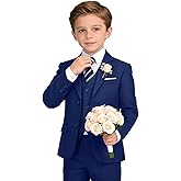 Boys Suit 4 Pcs Slim Fit Set Casual Suits Wedding Outfit Prom Jacket Vest Pant Tie Child Teen Dress Tuxedo Sets for Boy Kid