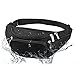 Hopedas Fanny Pack Waist Bag Belt Nylon Multifunctional For Women Men Outdoors Hip Bum Bag Pack for Hiking Running Cycling Camping Climbing Travel (Black)