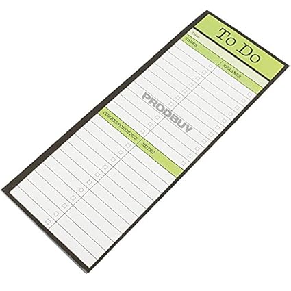Planificador de listas de tareas magnético, bloc de notas de papel ...