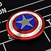 The Anti-Anxiety 360 Spinner Fidget Toy Shield Helps Focusing Premium Quality EDC for Kids & Adults Stress Reducer Relieves ADHD Anxiety Captain America