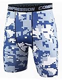 Easea Men's Compression Shorts Dry Fit Running Tights Camo