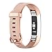 AK for Fitbit Alta HR Bands, Newest Fitbit Alta HR Bands Replacement Wristband Straps with Secure Metal Buckle for Fitbit Alta HR/Fitbit Alta (Light Rose Gold, Small)