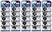 BlueDot Trading CR2450 Coin Cell Batteries Lithium Metal Manganese Dioxide 3.0v for Watches, flameless Candles, and Many Other Devices, in Retail Blister Packs, Quantity 25