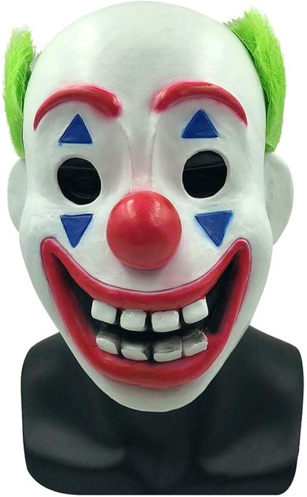 duhe189014 Clown Mask 2019 Movie Joker Cosplay Party FOR Costume