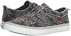 Blowfish Malibu womens Play Sneaker, Dark Grey