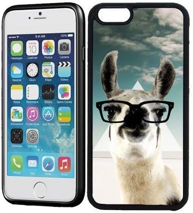 Houseofcases Hipster Llama Geek Glass iPhone 6 Case - Fits iPhone 6