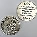 Saint Christopher Pocket Coin Token Travel Traveler Protection Protect Catholic Charm Medal Religious Gift Prayer Pray 1 1/8