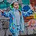 HZXVic Toddler Boys Raincoat Waterproof,Lightweight Kids Rain Poncho Jacket Windbreaker Outwear Coat (Blue,4T)