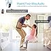 1080P Wireless IP Camera, 360 Home WiFi Security Camera Indoor Surveillance Camera System Panorama View for Pet/Baby Monitor Remote Viewer Nanny Cam with Pan/Tilt, Two-Way Audio & Night Vision