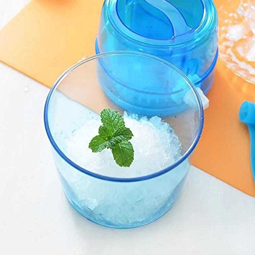 Manual Hand Ice Crusher Grinder Fast Ice Breaker Shaver Kids Ice Cube Chipper Maker with Crank for Liquid Dessert Slushies Ice Cream Beverage Bar - Thumbnail 6