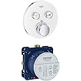 GROHE Grohtherm Smart Control Dual Function Thermostatic Round Trim with Control Module