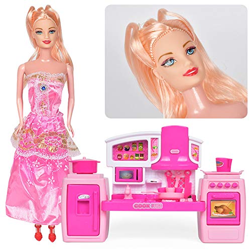GRACEON Children's Toys Gift Set| Sound and Light DIY Deformation Combination Play Home Simulation Cabinet Combination Tableware|Not The Same Cosplay - Thumbnail 3