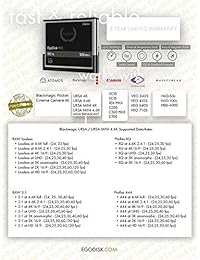egodisk Pro 256 GB CFast 2.0 Tarjeta de memoria para Cámara Blackmagic Ursa & Ursa Mini Pro 4 K 4.6 K, Canon, Hasselblad H6D, Atomos CFast 2 dispositivos compatibles   (3 años de garantía)