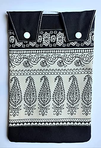Catheter Leg Bag Holder. Cover. Paisley Pattern.