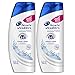 Head and Shoulders Classic Clean 2 in 1 Anti Dandruff Shampoo and Conditioner, 23.7 Fl Oz (Pack of 2)