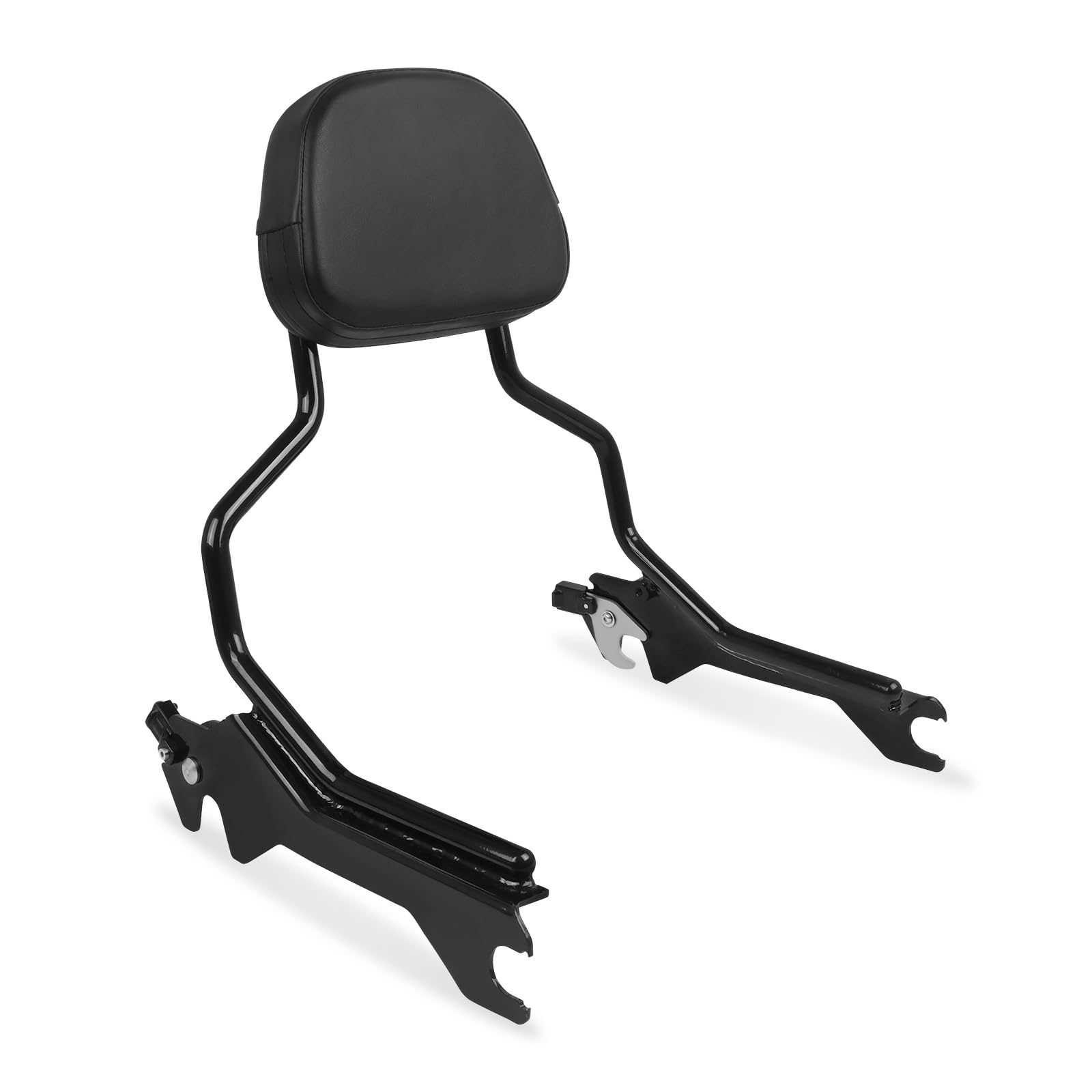 Black Sissy Bar Backrest Set For Harley Softail Breakout Fat Boy 2018-2023 21 22 - View #4