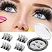 False Magnetic Eyelashes 3D Reusable Fake Eyelashes , 2 Pairs 4 Pieces, Ultra Thin, Natural Look