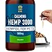 Hemp Oil for Dogs and Cats (3000mg | 120 servings) #1 Calming Treats for Dogs - Immediate Dog Anxiety Relief for Dogs & Cats - Joint Supplement for Dogs - Natural Hemp Oil Dog Calming Aid w/ Omega 3