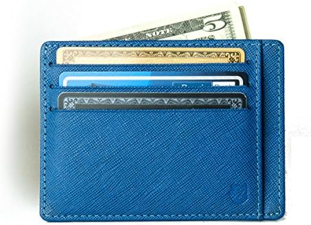 Saffiano leather RFID front pocket wallet from Axess (men's minimalist wallet)