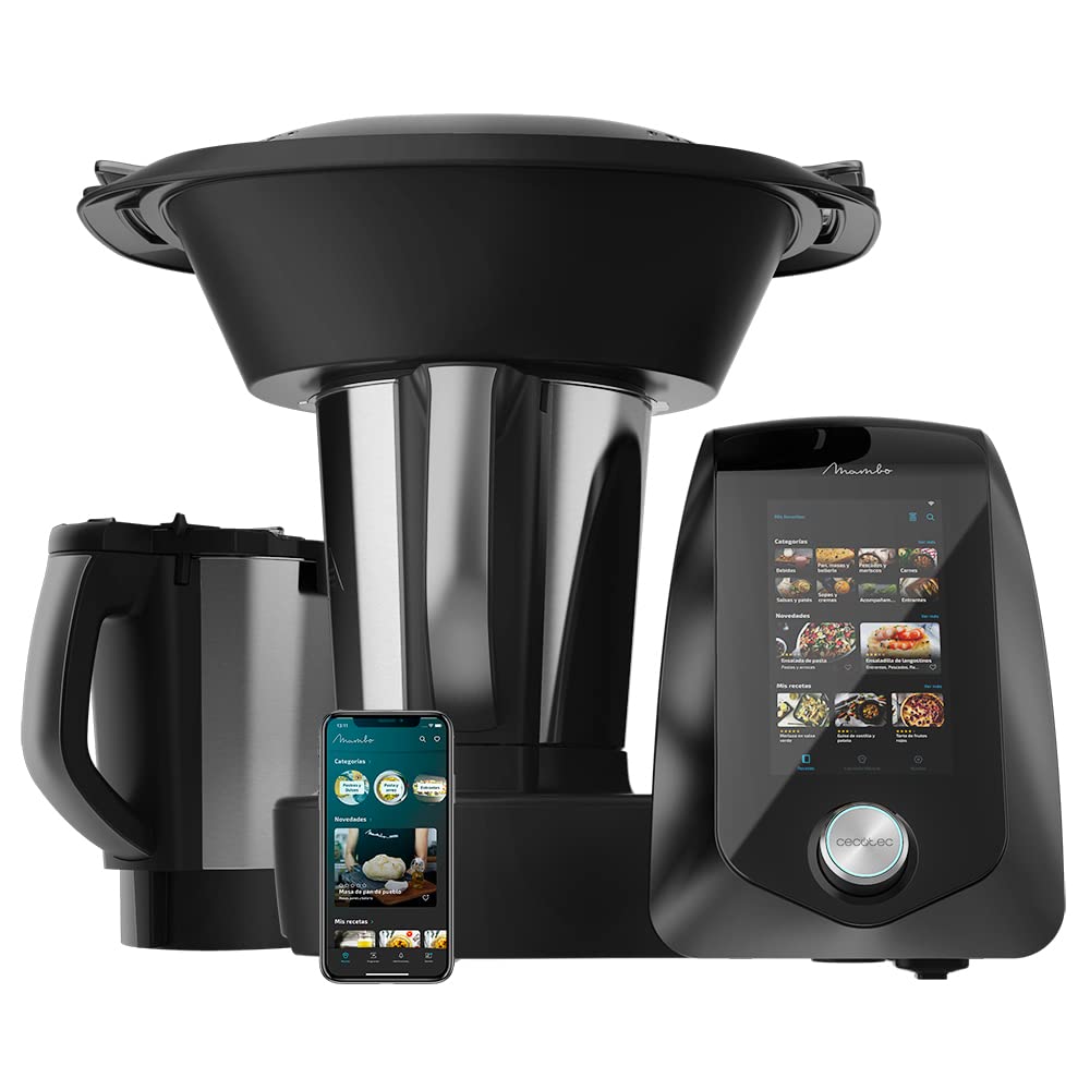 Cecotec-Robot-de-Cocina-Multifuncion-Mambo-12090-Habana-1700-W-30-Funciones-WiFi-Pantalla-TFT-Tactil-7-Bascula-Jarra-Ceramica-y-Jarra-de-Acero-Inox-apta-para-lavavajillas Cecotec-Robot-de-Cocina-Multifuncion-Mambo-12090-Habana-1700-W-30-Funciones-WiFi-Pantalla-TFT-Tactil-7-Bascula-Jarra-Ceramica-y-Jarra-de-Acero-Inox-apta-para-lavavajillas