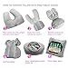 GoGo Travel Pillow for Ipad Tablet Holder, Airplane Neck Pillow, Multi functional 3 in 1 Cushion Lap Desk for On The Go or at Home - Train, Car, Bus, Plane or in Bed - Great Gift for Kids (pink)