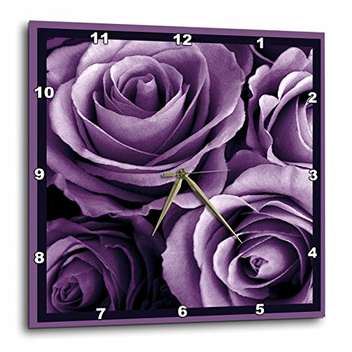 3dRose Close Up of Dreamy Lavender Purple Rose Bouquet -