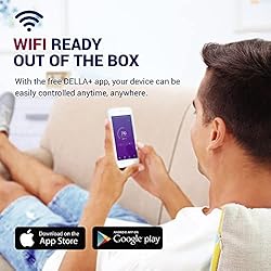 DELLA 12000 BTU Wifi Enabled 17 SEER2 Cools Up to