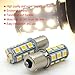 CIIHON 1156 1141 7506 P21W LED Bulb BA15S 18-5050 SMD Interior Lights Replacement Backup Reverse Tail 12V RV Camper 6000K Warm White Super Bright Pack of 10