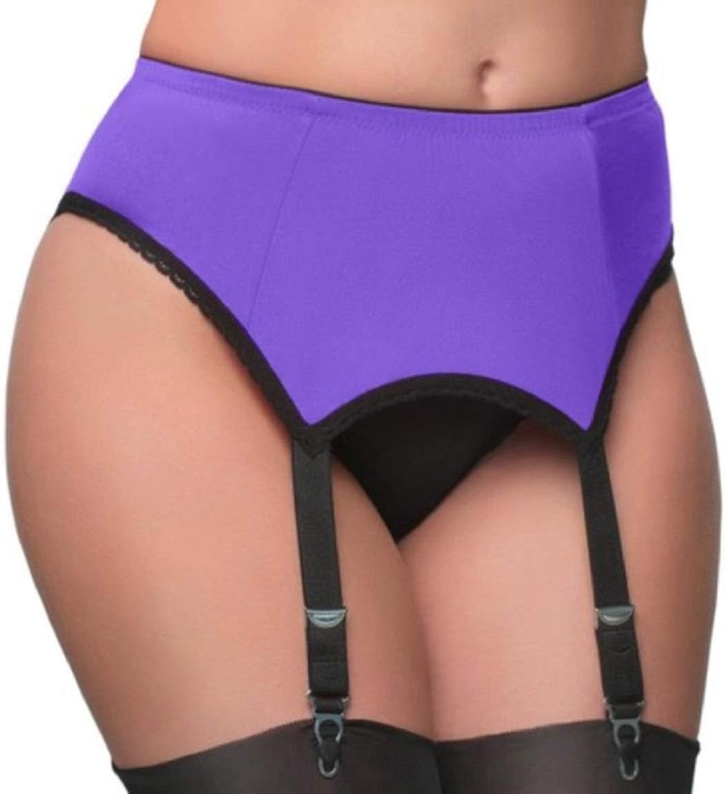 high waisted suspender belt