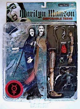 Rock And Roll Marilyn Manson Disposable Teens Fewture Models Action Figure Series