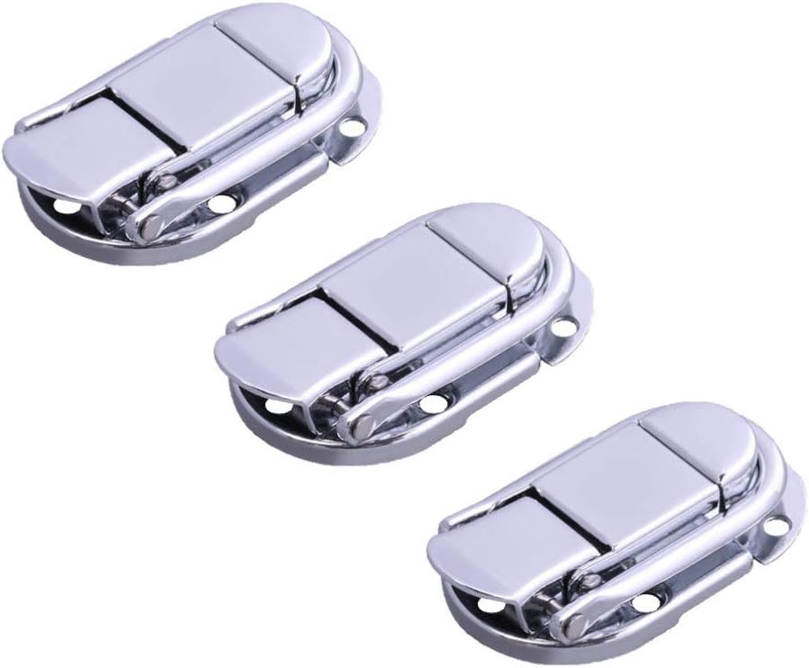 DOITOOL 3pcs Iron Toggle Catch Sturdy Suitcase Wooden Box Flight Case Doitool 3pcs iron toggle catch sturdy suitcase wooden box flight case