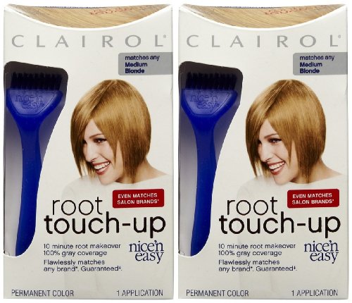 Clairol Nice n Easy Touch, Up, 008, Medium Blonde, 2 pk