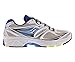 Saucony Men's Guide 8 Running Shoe,White/Blue/Citron,11 M US