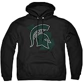 Michigan State University Distressed Primary Unisex Adult Pull-Over Hoodie
