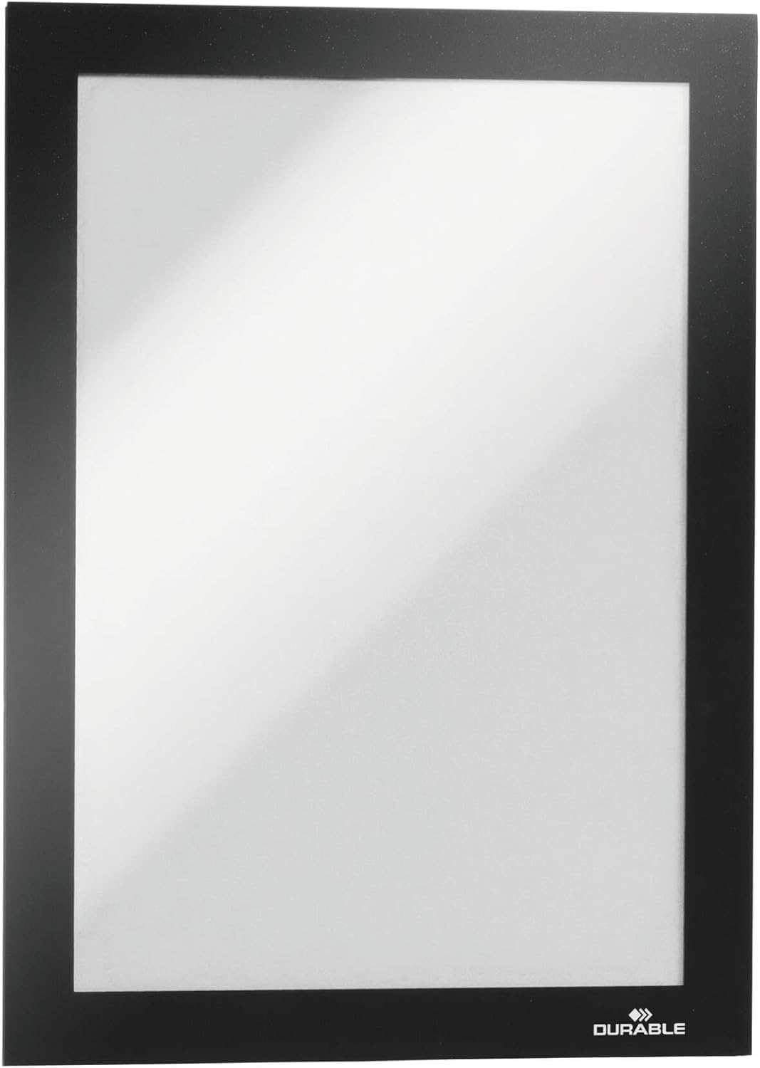 Durable DURAFRAME Self-Adhesive Magnetic Frame | A5 Format In Black | Pack of 2 Frames | Document Frame for Professional Internal Signage