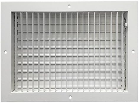 Shoemaker 950-20X12 20"x12" Adjustable Wall Diffuser - White